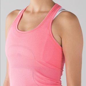 Lululemon swiftly tech tank pink